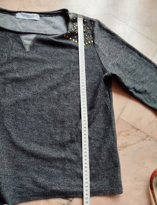 Jersey mujer talla L cuello redondo Stradivarius 