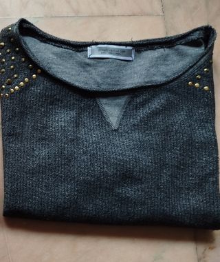 Jersey mujer talla L cuello redondo Stradivarius 