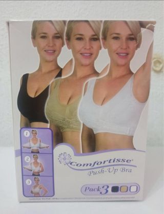 3 sujetadores Push Up Comfortisse SA