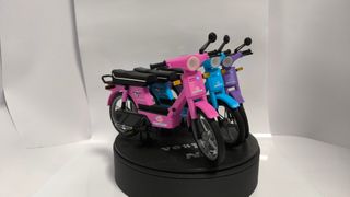 Maqueta vespino NLX Don Algodón 1-10 color Rosa