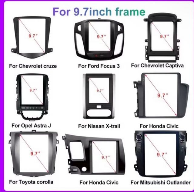 Pantalla universal 9’7 pulgadas carplay y android