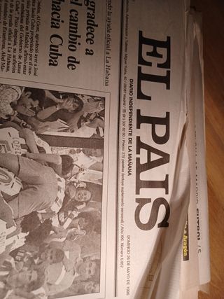 Periódico 26 de Mayo de 1996 El Pais