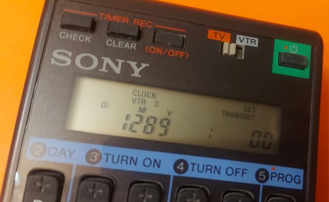 Mando Sony VHS TV RMT-V474