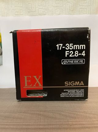 Sigma 17 35mm f/2.8 4 D EX DG Aspherical