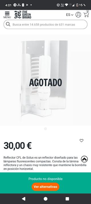 Reflector Solux reforzado CFL último precio