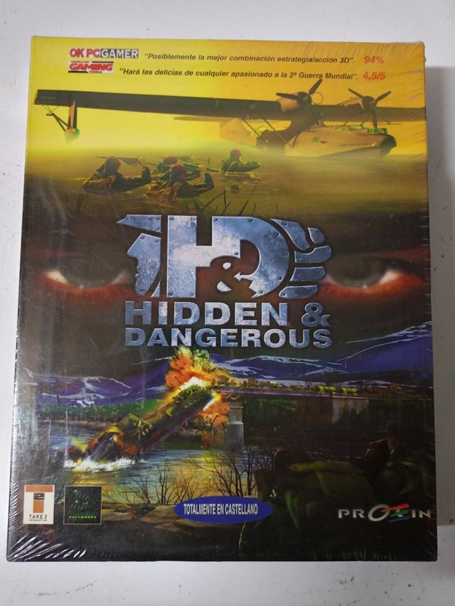 Juego PC Hidden y Dangerous 1999 Caja grande NUEVO