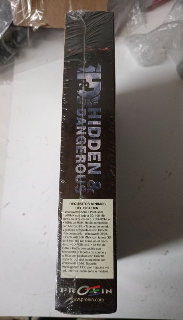 Juego PC Hidden y Dangerous 1999 Caja grande NUEVO
