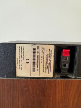 PAREJA ALTAVOCES BOSE 301 SERIES 4