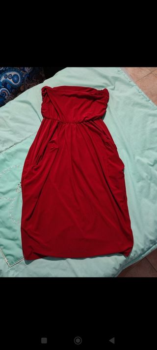 Vestito senza spalline