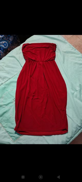 Vestito senza spalline