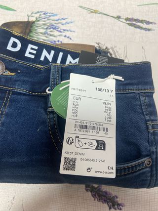 pantalon vaquero sin estrenar 13 años
