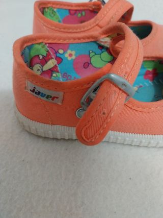 Zapato lona niña
