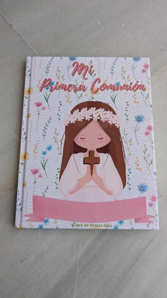 Libro firmas comunión