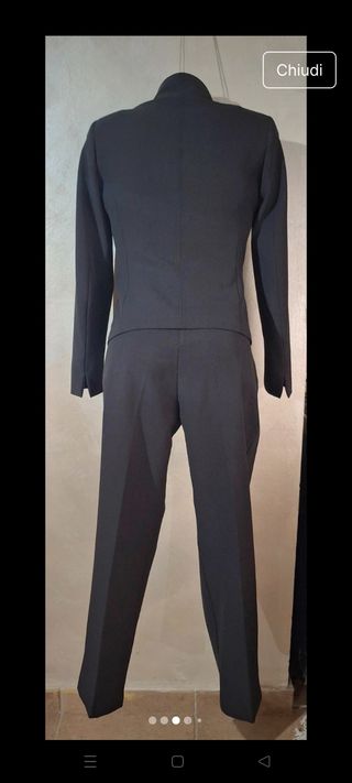 Completo pantaloni nero donna G. Sel Milano