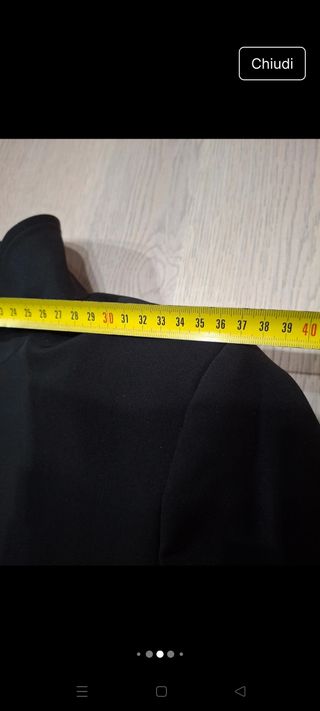 Completo pantaloni nero donna G. Sel Milano