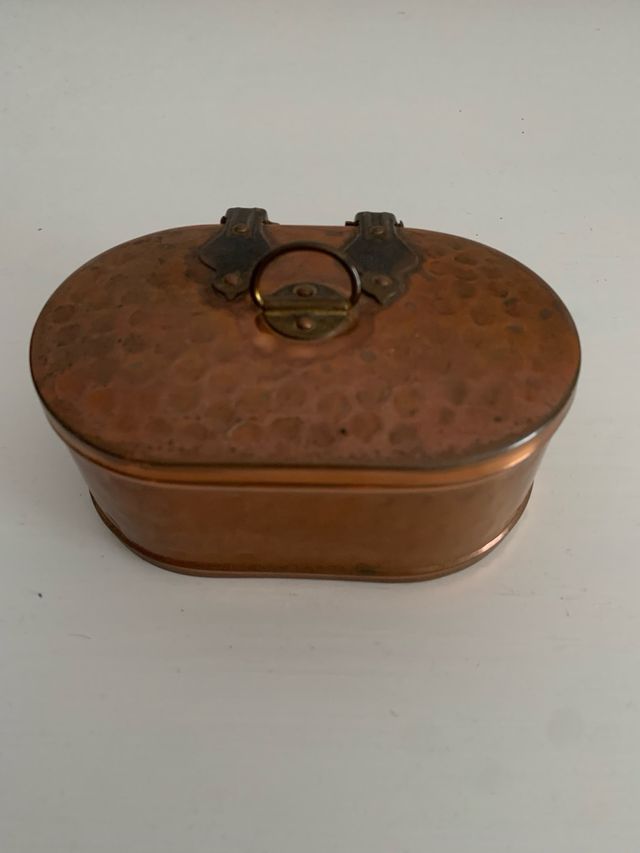 Caja vintage latón Escandinava