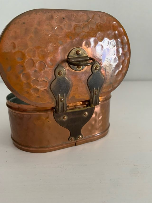 Caja vintage latón Escandinava