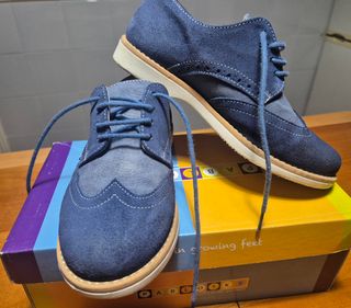 Zapatos serraje niño