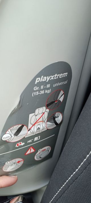 Silla de coche. Seguridad auto. Playxtreme
