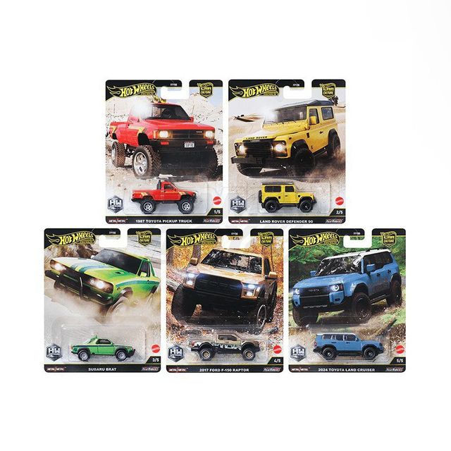 Hot wheels Premium Off Road pack de 5