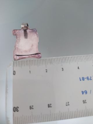Ciondolo pergamena, argento 925,3 gr