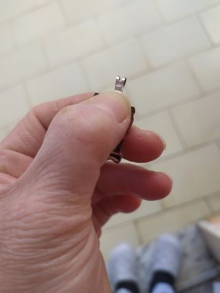 Ciondolo pergamena, argento 925,3 gr