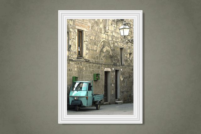 Poster fotografico creativo stile vintage