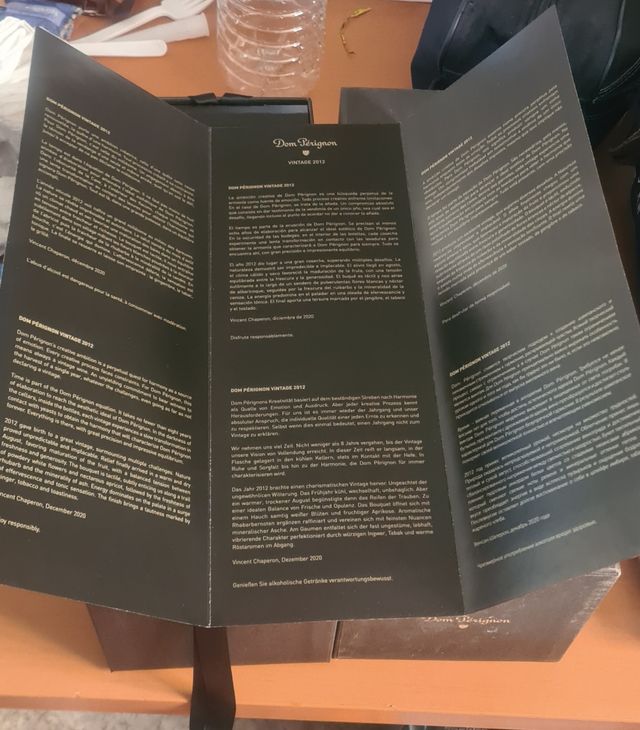 Scatola Dom Perignon Vintage 2012