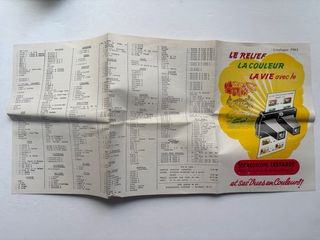 Visor Stereoscope Lestrade, c1960, en su caja