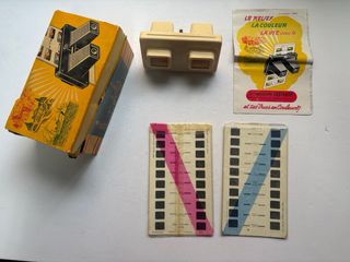 Visor Stereoscope Lestrade, c1960, en su caja