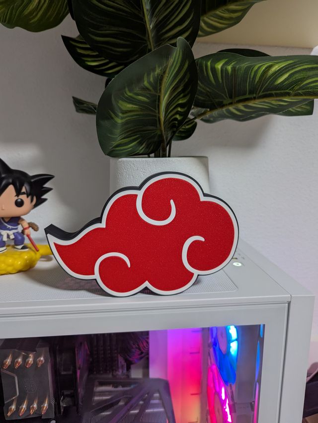 Logo Nube de Akatsuki (Naruto)