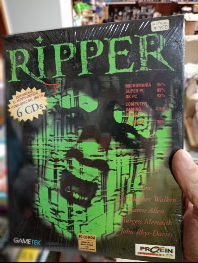 RiPPeR caja grande PC 1996 en Español. NUEVO! New!
