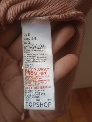 Vestido venido rosa nude