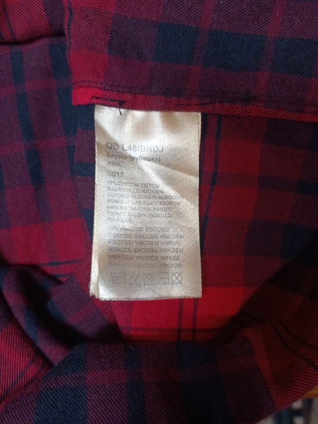 Camisa de cuadros Lee mujer S