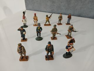 Lotto 12 Soldatini in Piombo da Collezione Del Pra
