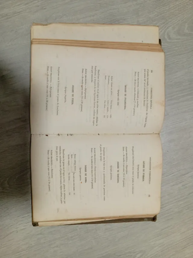 Libro antiguo. FARMACOPEA ESPAÑOLA 1865