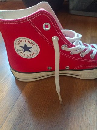 Zapatillas rojas converse 70 vintage canvas high