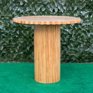 MESA DE MADERA FLOR