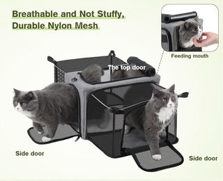 Transportín Gatos Extensible hasta 5kg PRECINTADO