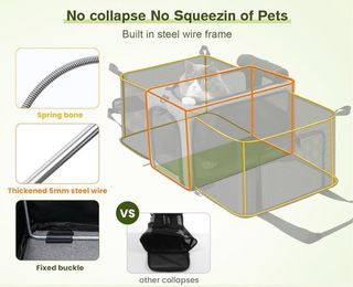 Transportín Gatos Extensible hasta 5kg PRECINTADO