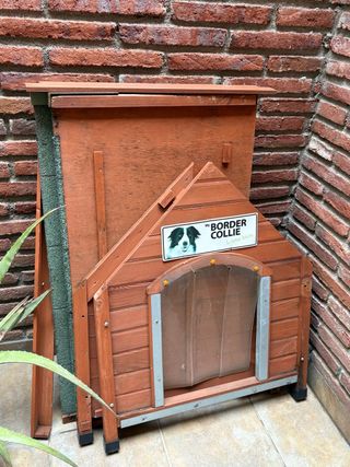 Caseta de perro de madera talla L