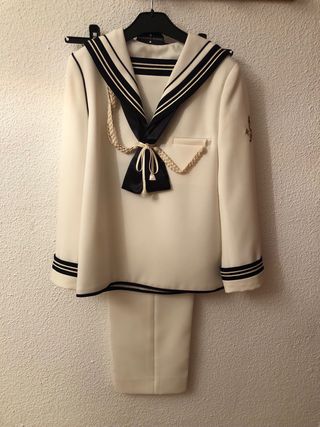 Traje comunión niño talla 12