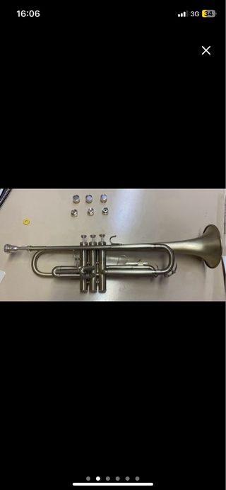 Trompeta vintage Americana restaurada al 100%