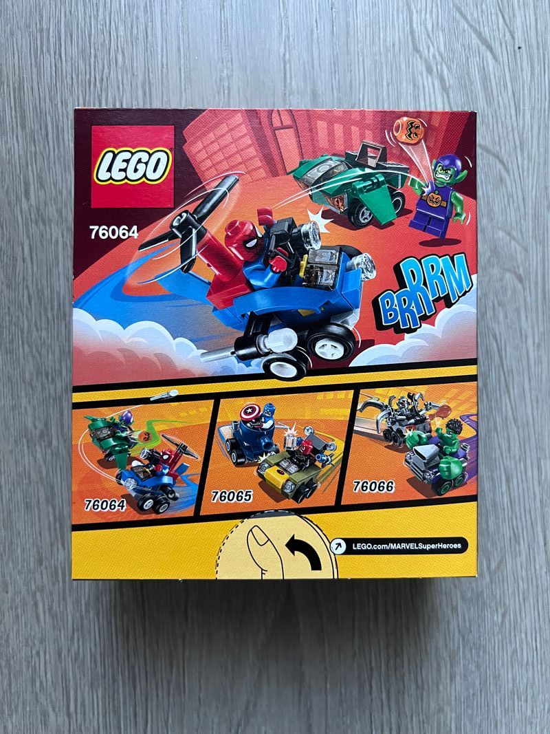 LEGO MightyMicros Homem-Aranha vs Duende Verde 76064 em segunda mão durante  33 EUR em Santiago de Compostela na WALLAPOP, image size:800x1067