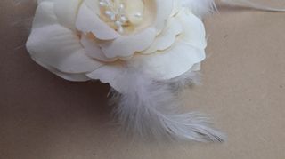 Flor tela adorno