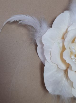 Flor tela adorno