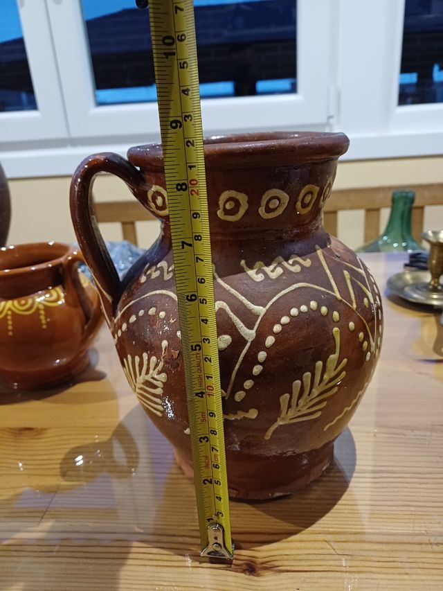 VASIJA BARRO DECORACIÓN