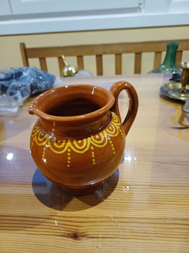 VASIJA BARRO DECORACIÓN