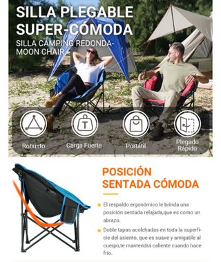 Silla Camping Acolchada KingCamp