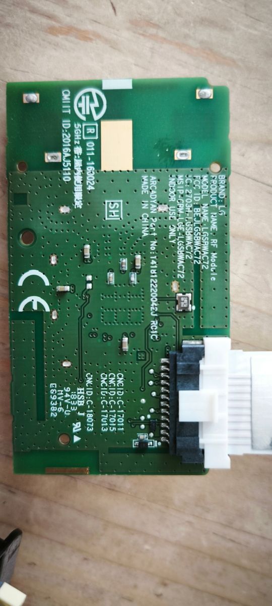 Modulo wifi TV LG 43UK6470PLC